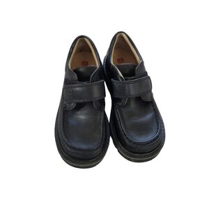 Elefanten Boys Black Leather Shoes